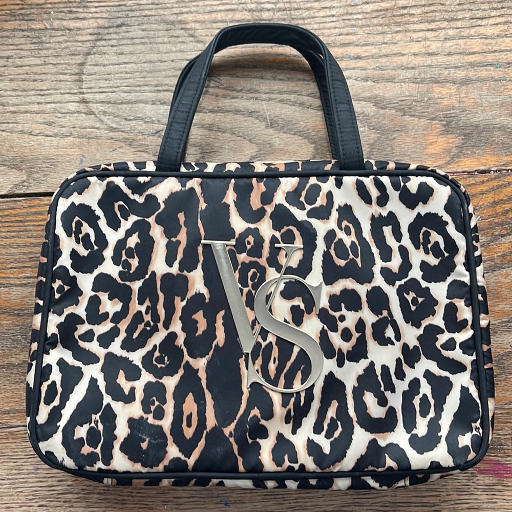 Victoria's Secret Leopard Print Cosmetic Bag